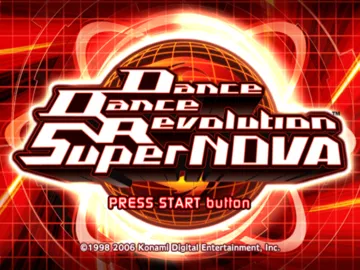 Dance Dance Revolution SuperNova screen shot title